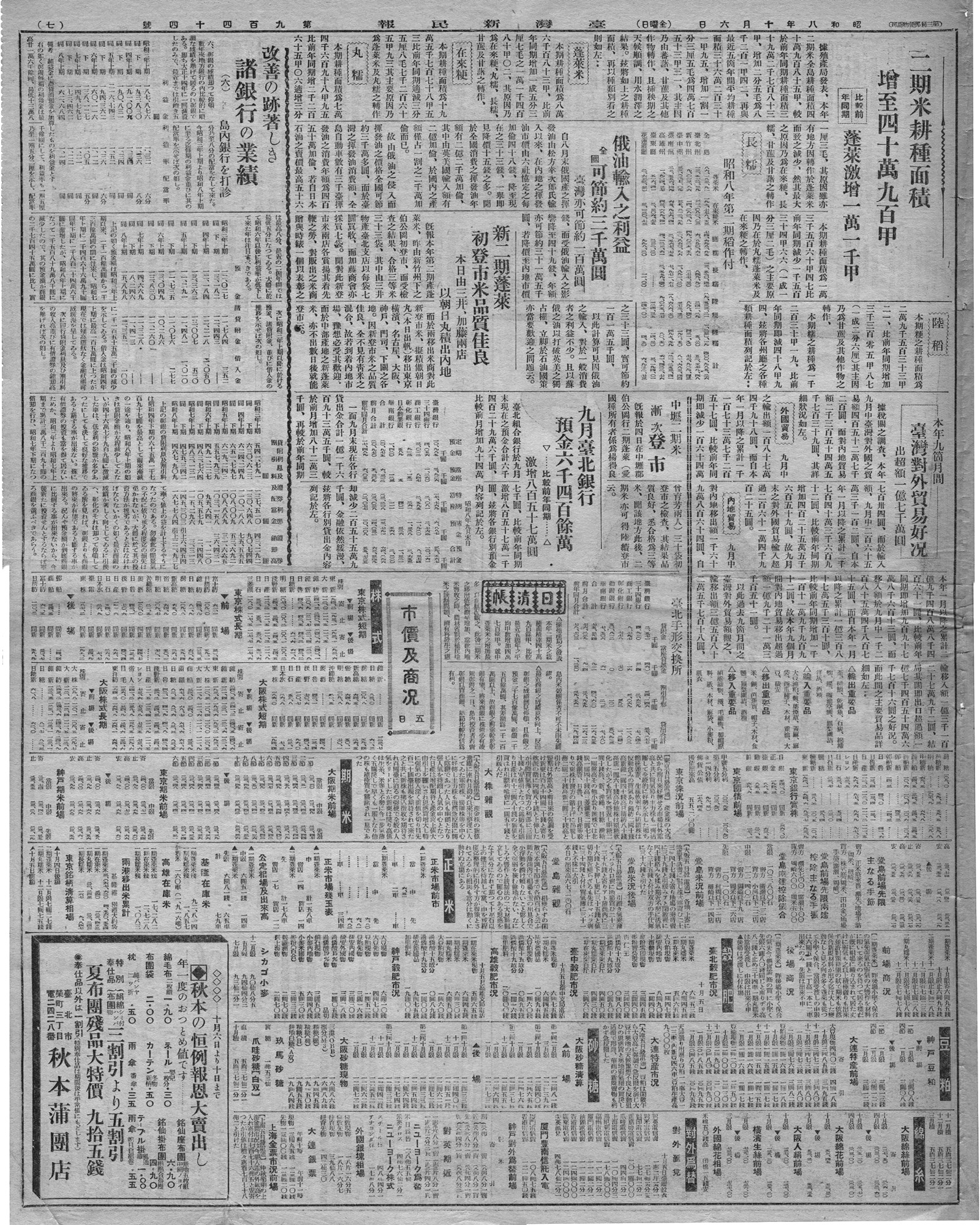 中壢二期米漸次登市